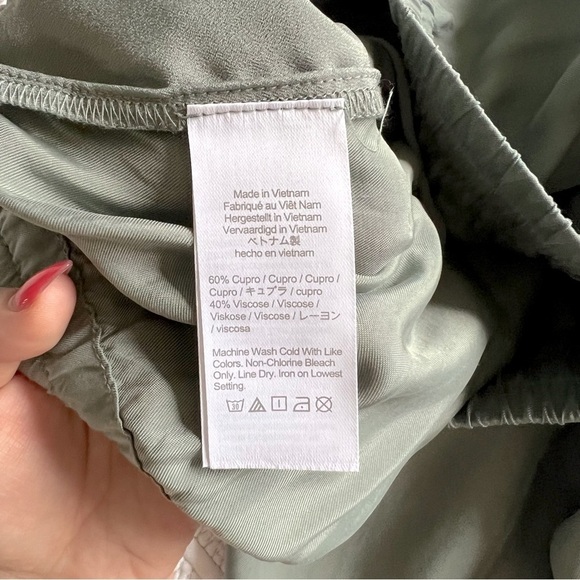 J. Crew - Eco Cupro Jogger Pant - Slate Green - Picture 8 of 11